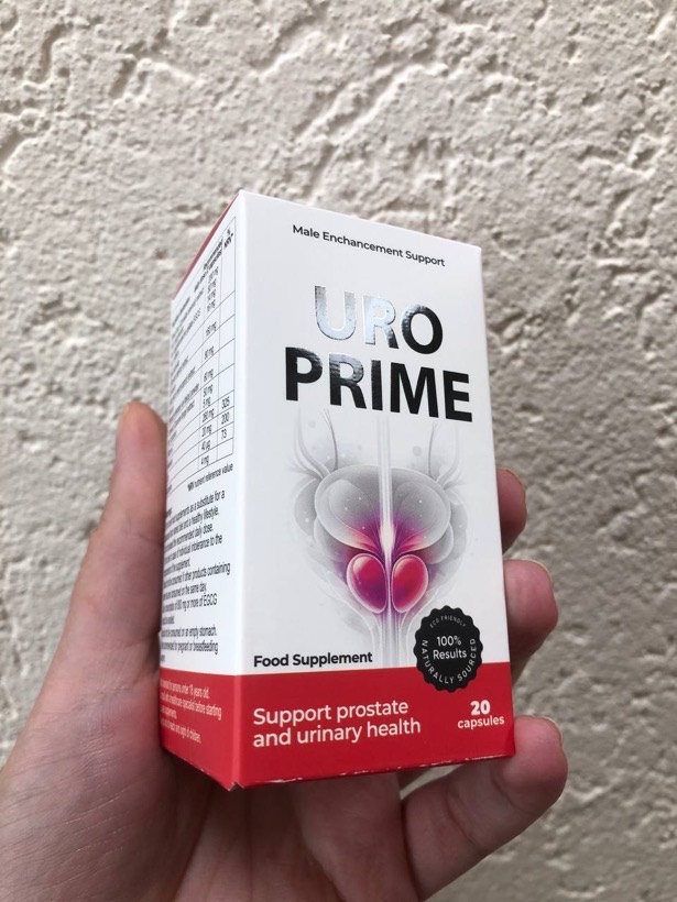 URO PRIME Originalschachtel in der Hand – Vorderseite